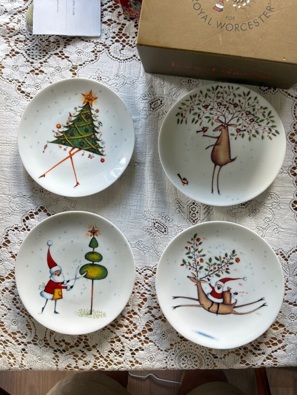 Vintage Spode Fine China ] Lidded Box / Dish - New In Box Claire Mackie 2006